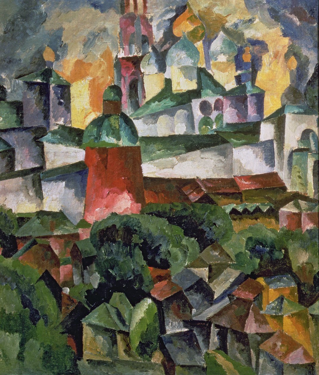 Paesaggio vicino a Troize-Sergiev da Aristarkh Vasilievic Lentulov