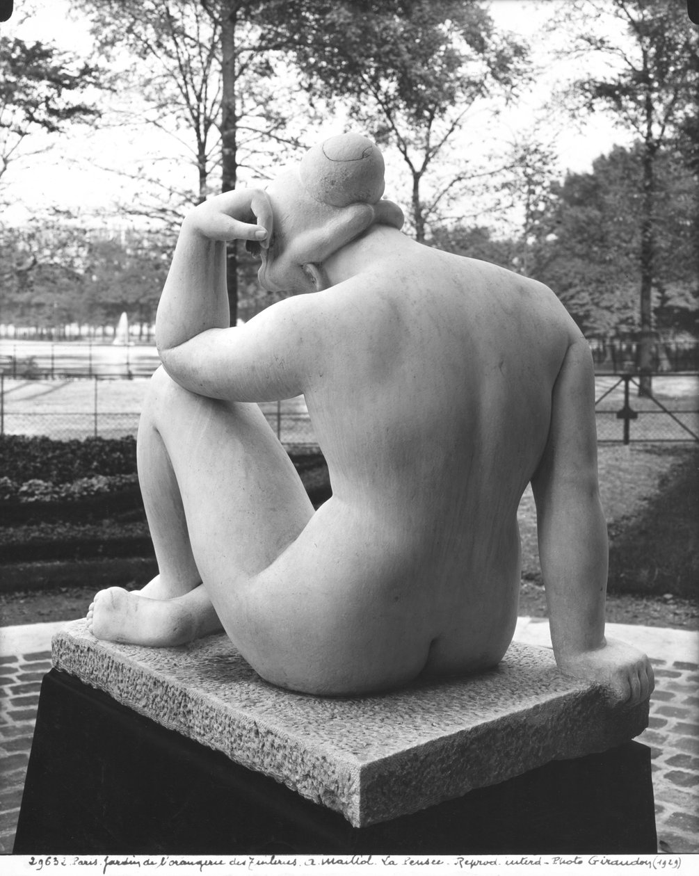 Mediterraneo, o Pensiero, visto da dietro (1923) da Aristide Maillol