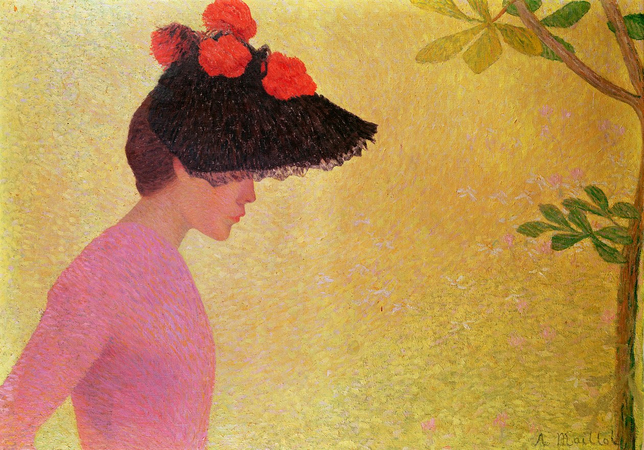Profilo di una giovane donna, c.1890 da Aristide Maillol