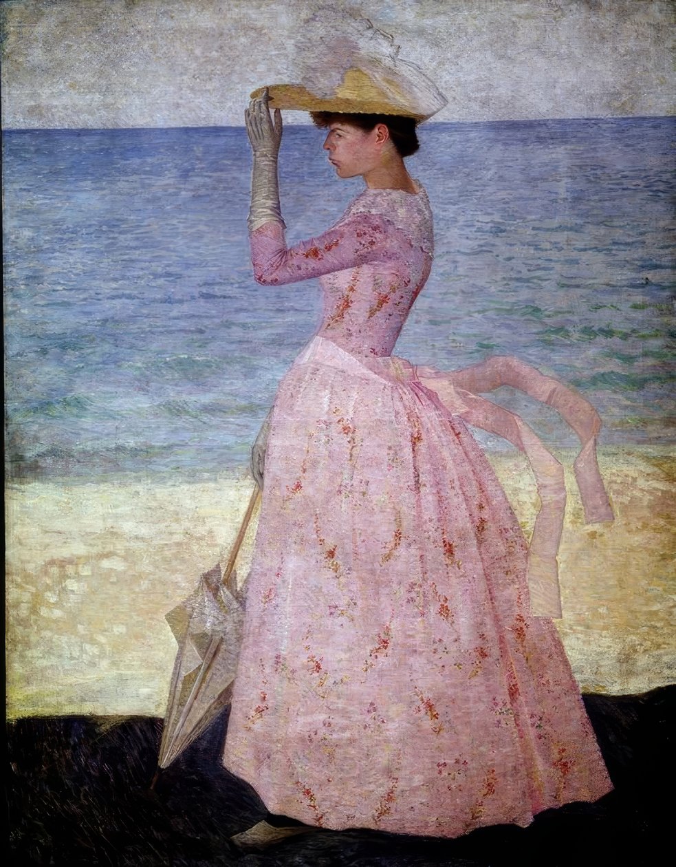 La donna con il parasole da Aristide Maillol