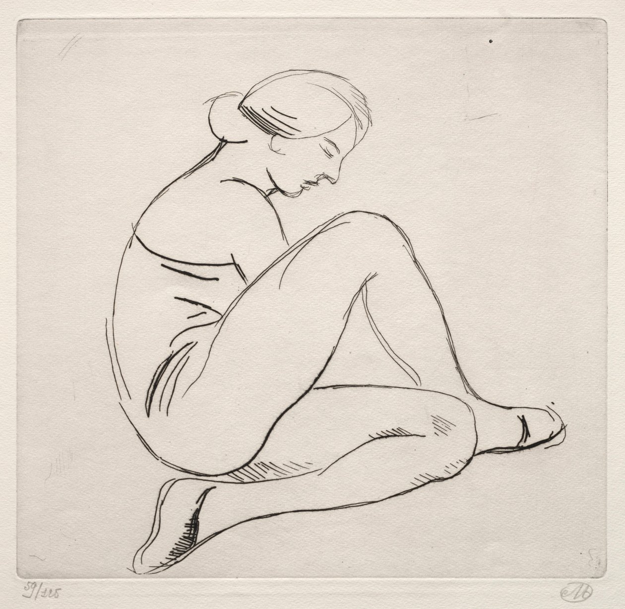 Donna seduta da Aristide Maillol