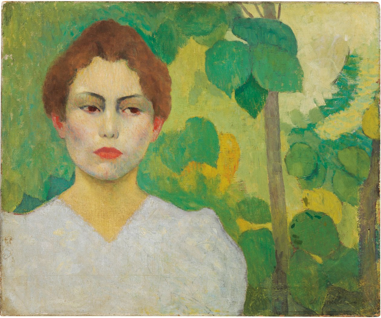 Donna in bianco da Aristide Maillol