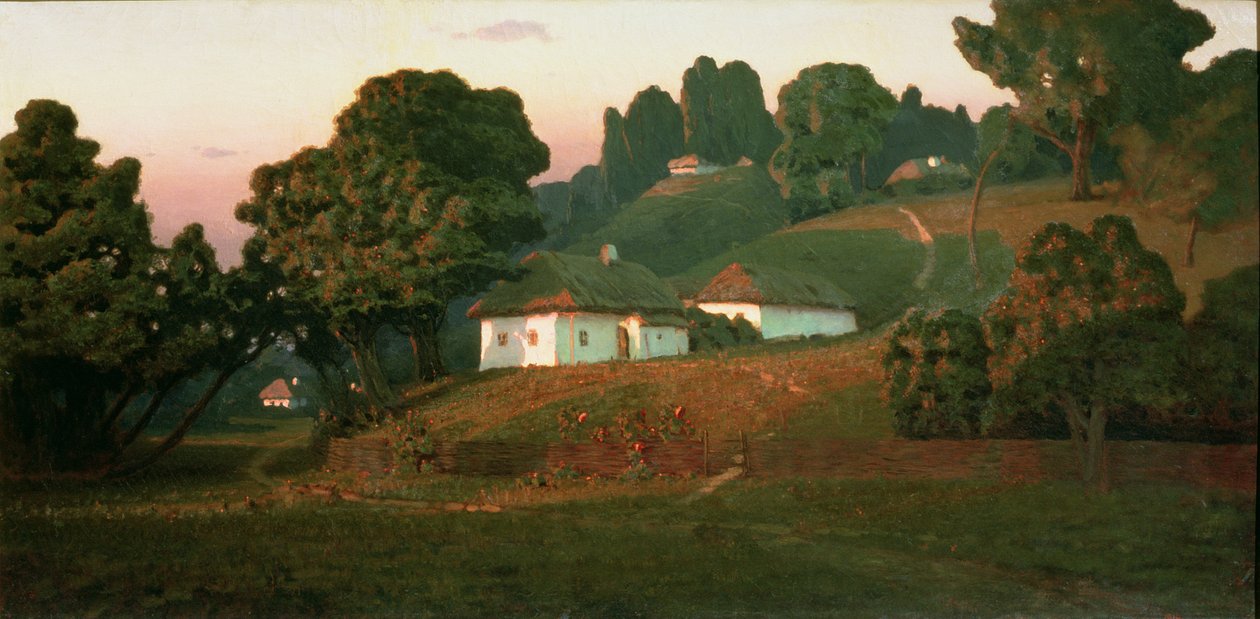 Sera in Ucraina, 1878 da Arkip Ivanovic Kuindzi