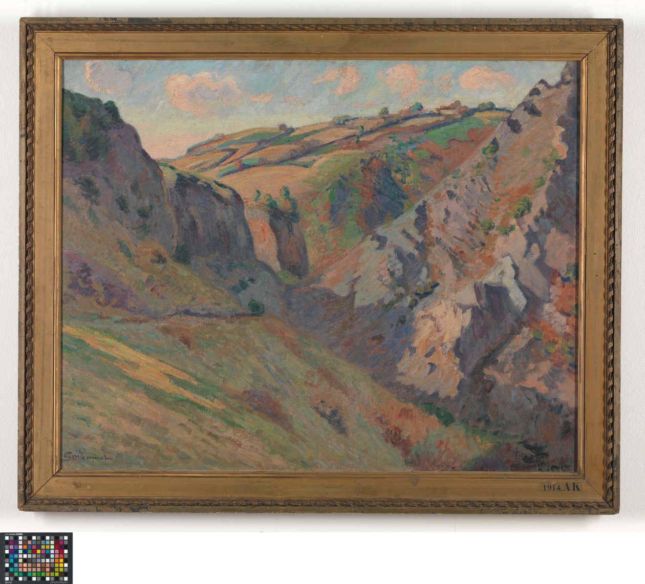Le caverne di Prunal, vicino a Pontgibaud (Auvergne) da Armand Guillaumin