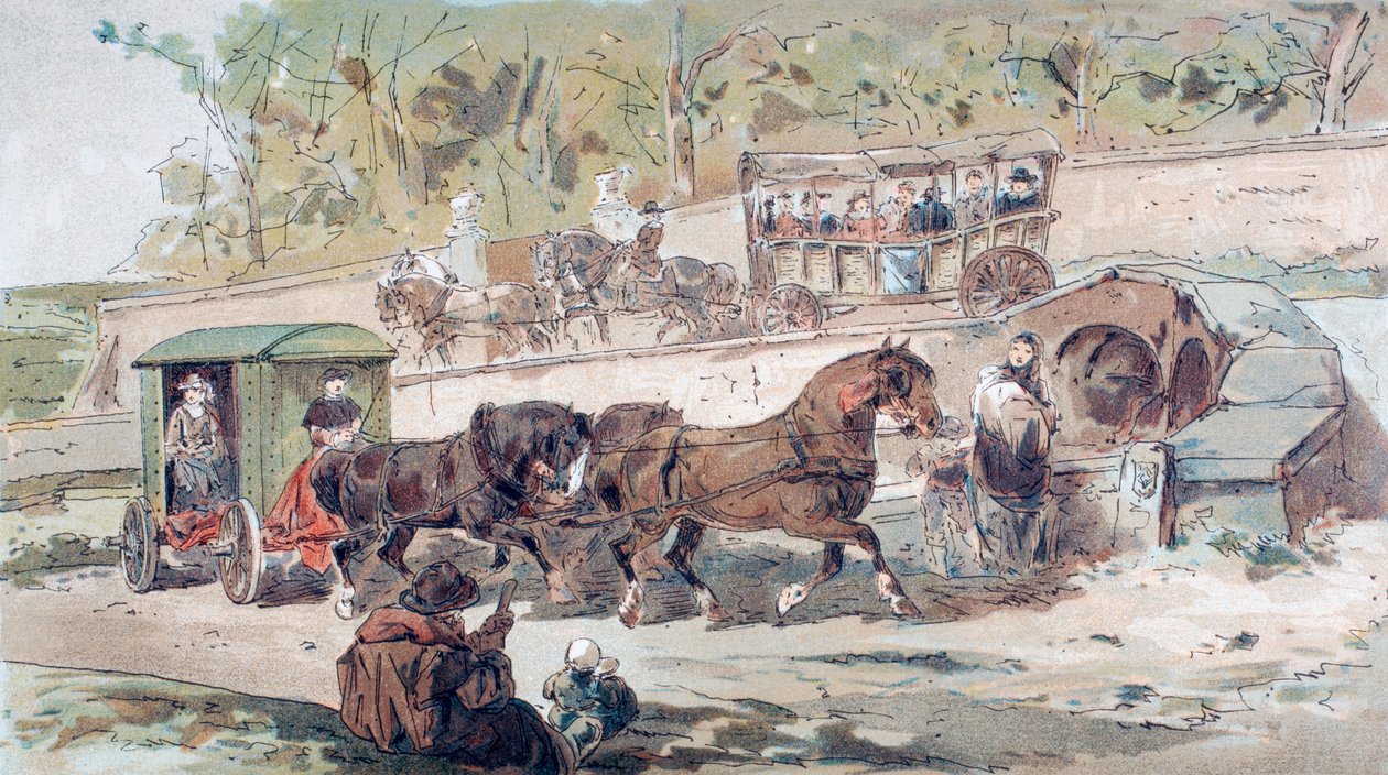 Scena di trasporto del XVII secolo da Armand Jean Heins