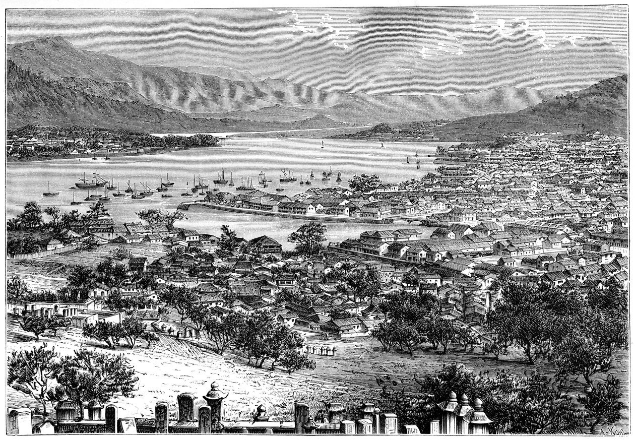 Nagasaki, Giappone, 1895 da Armand Kohl