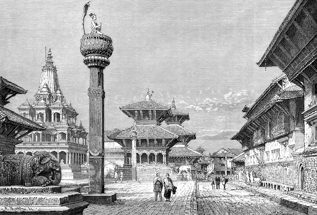 Templi a Patan, Nepal da Armand Kohl
