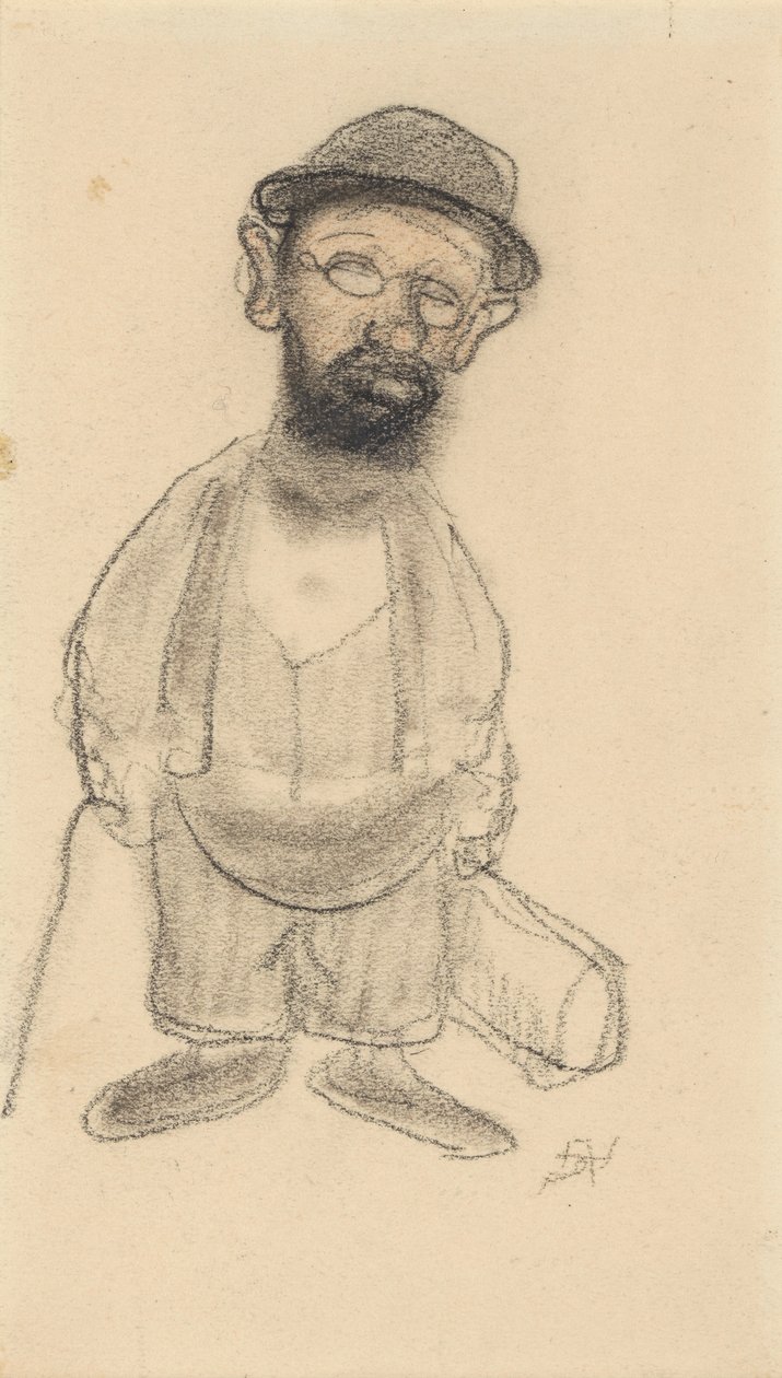 Ritratto di Henri de Toulouse-Lautrec da Armand Rassenfosse