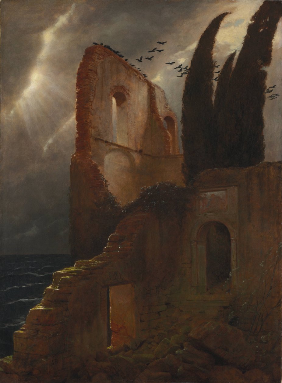 Rovina sul mare da Arnold Böcklin