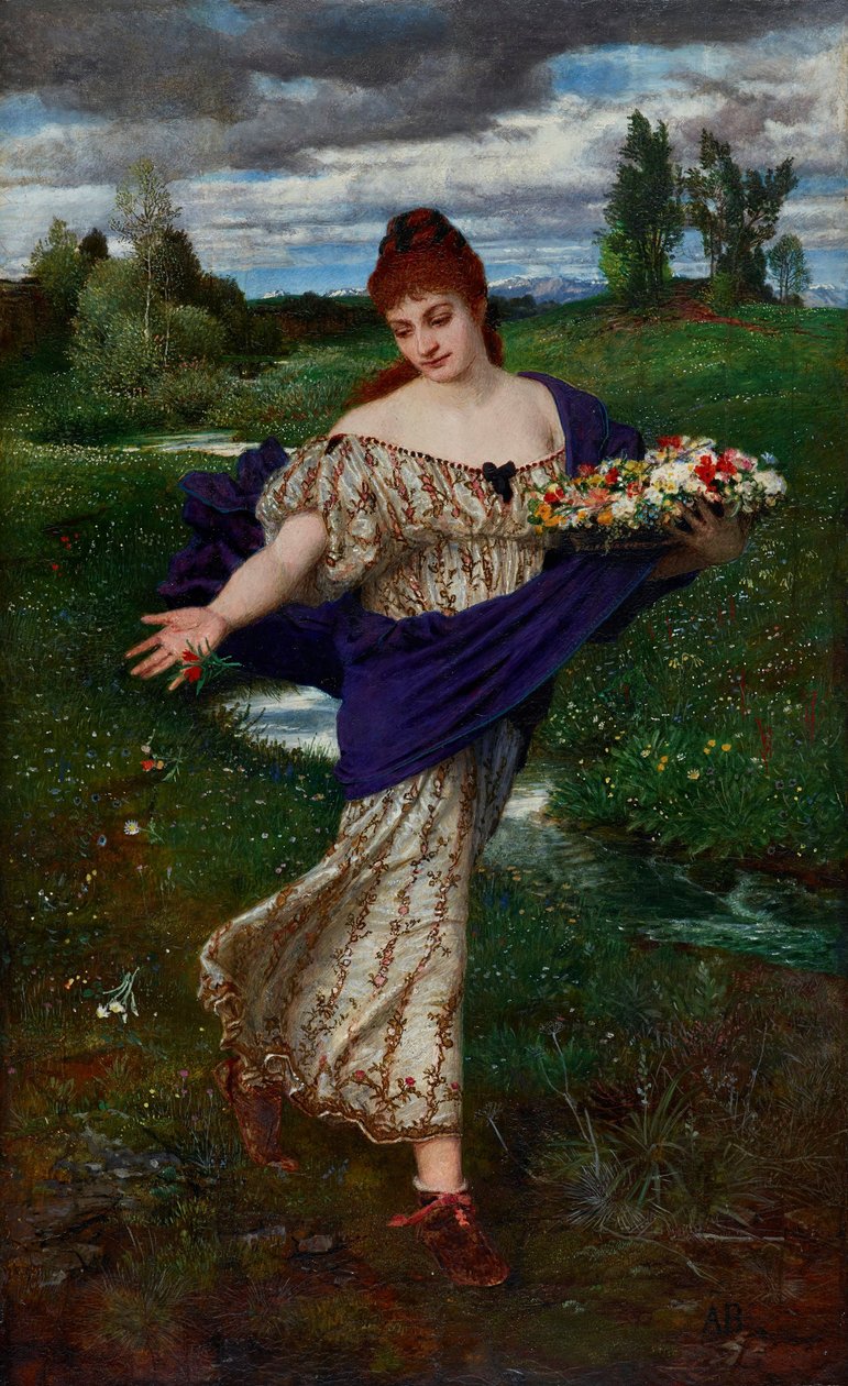 Flora che sparge fiori da Arnold Böcklin