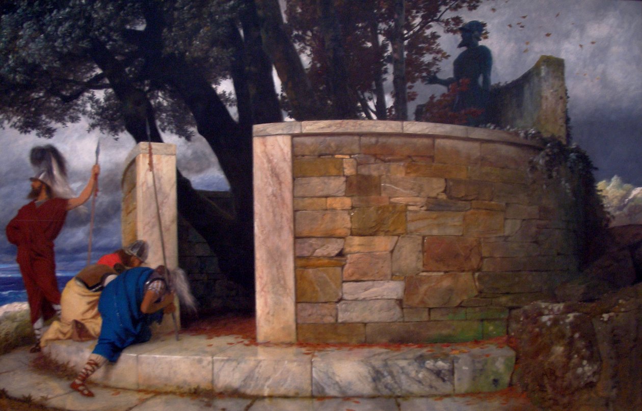 Il santuario di Ercole da Arnold Böcklin