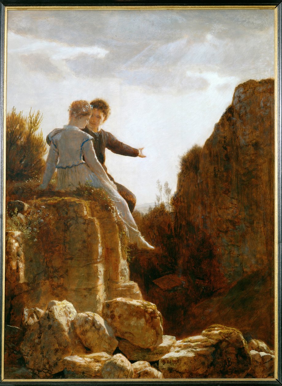 Luna di miele - Viaggio di nozze ... da Arnold Böcklin