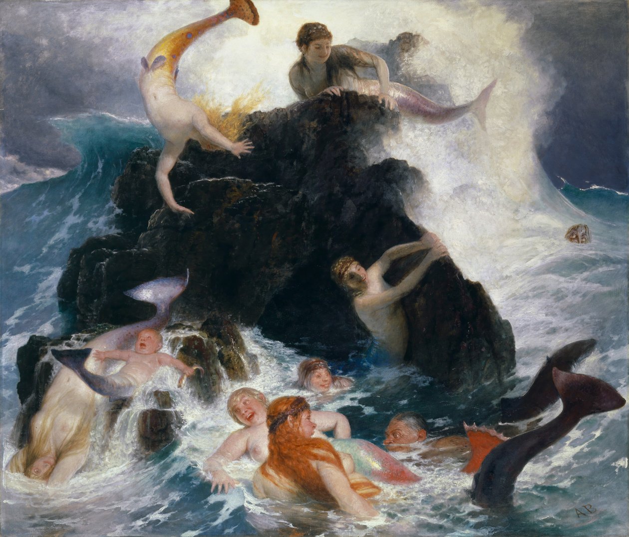 Gioco delle Nereidi da Arnold Böcklin
