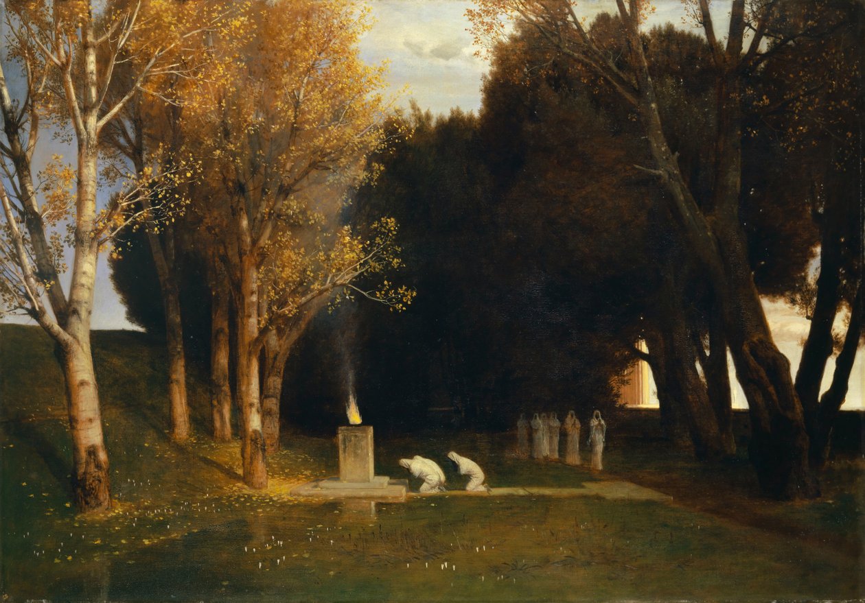Boschetto sacro, 1882 da Arnold Böcklin