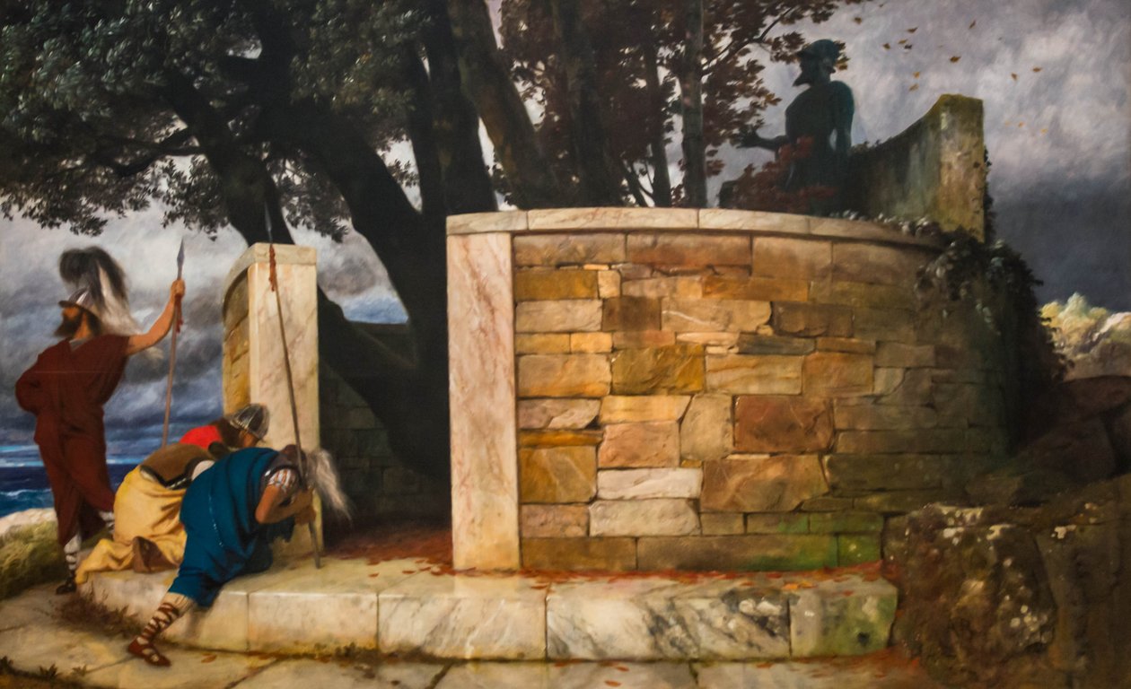 Il Santuario di Ercole da Arnold Böcklin