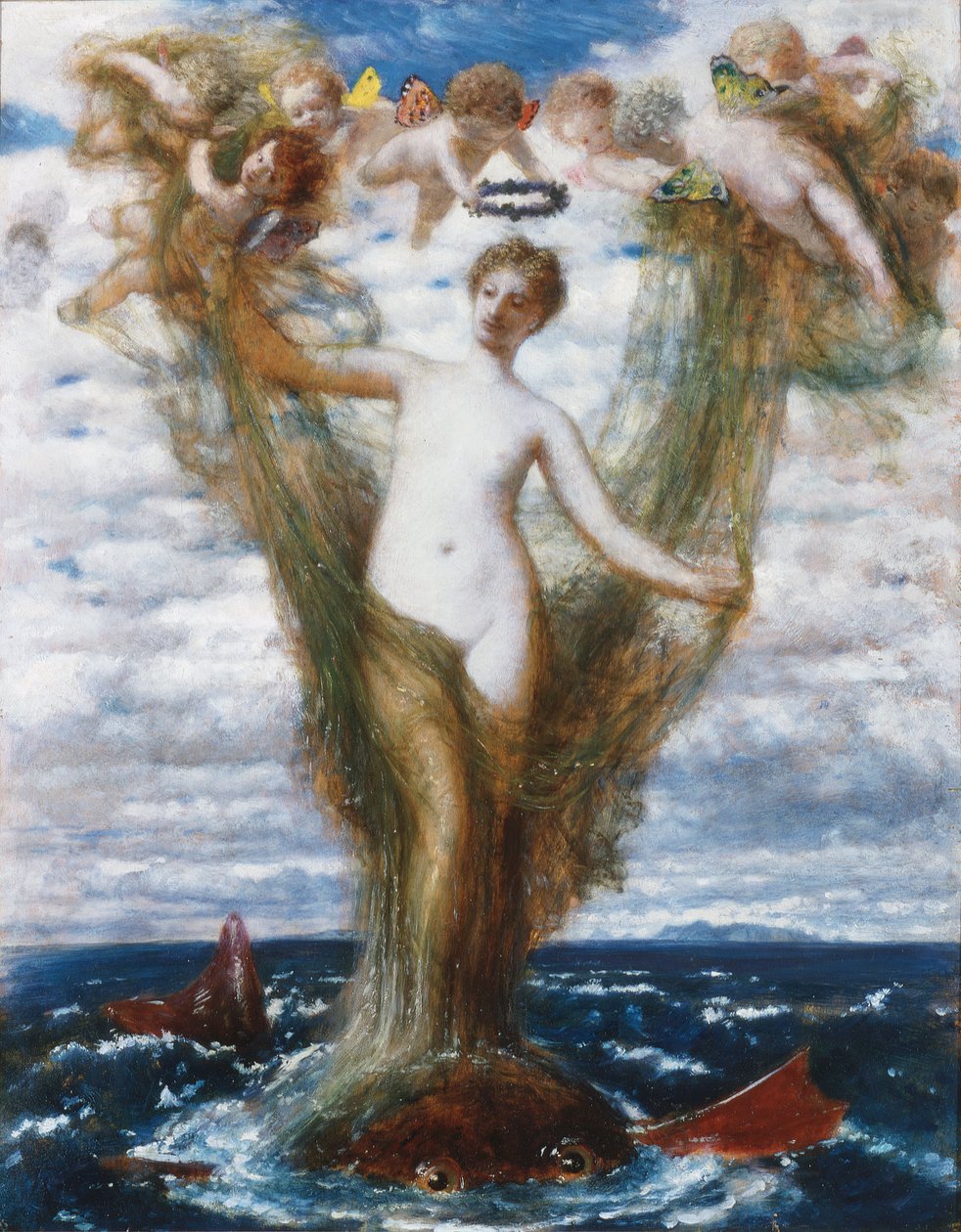 Venere Anadyomene da Arnold Böcklin