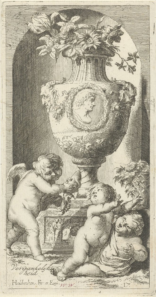 Allegoria della transitorietà da Arnold Houbraken