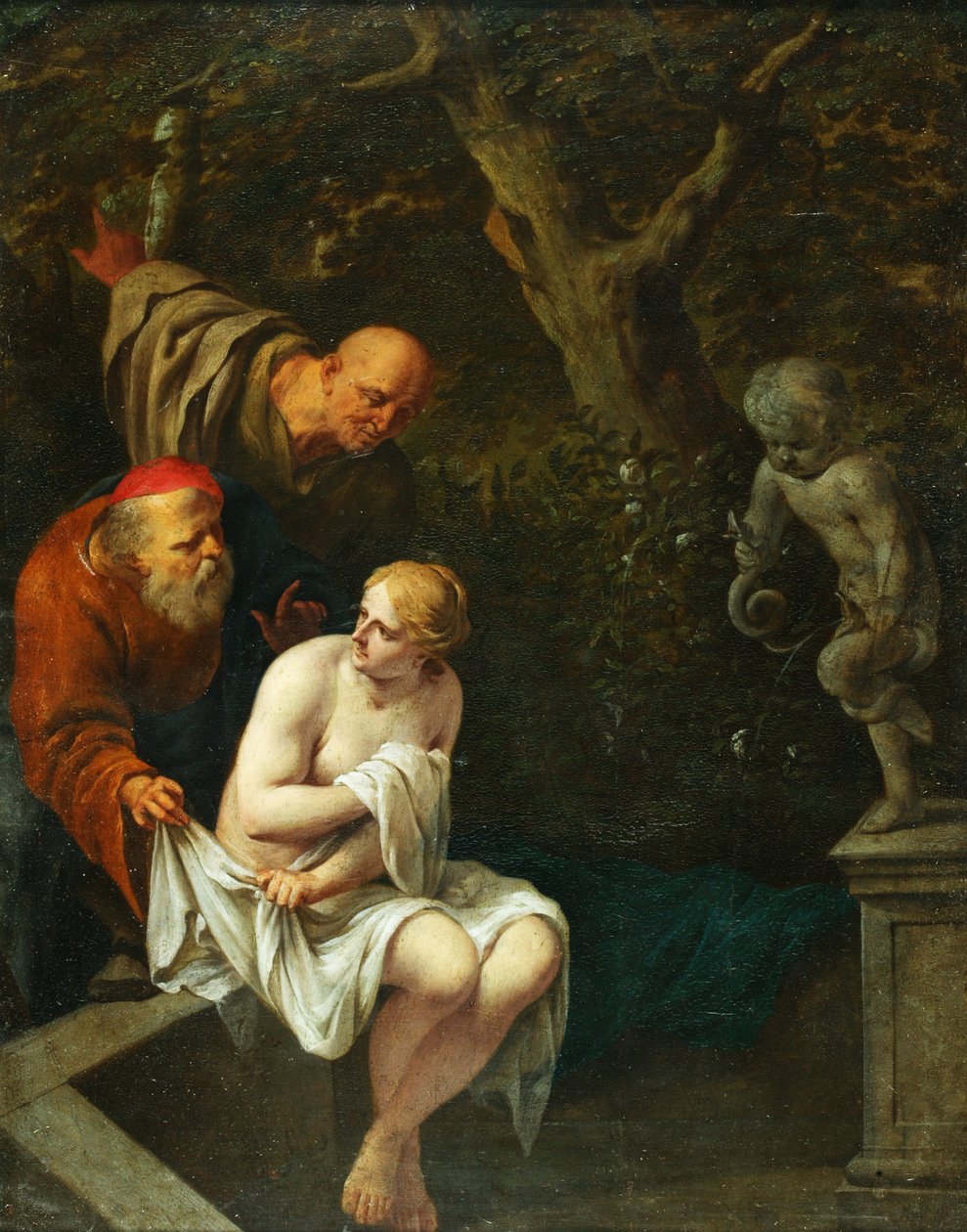 Susanna e i vecchioni da Arnold Houbraken