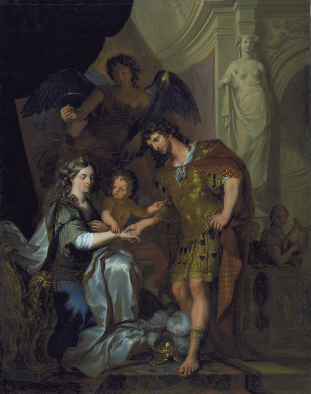Il matrimonio di Alessandro e Rossana (?) da Arnold Houbraken