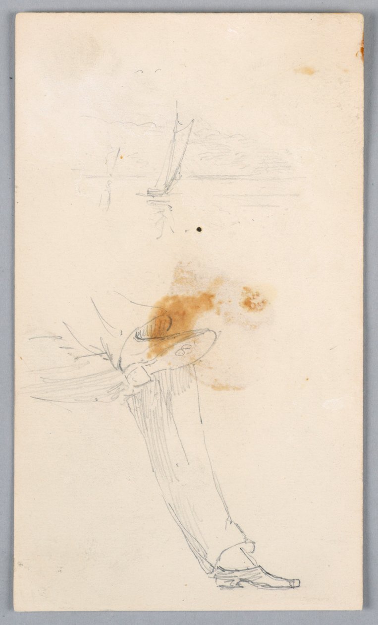Schizzo di gambe incrociate da Arnold William Brunner