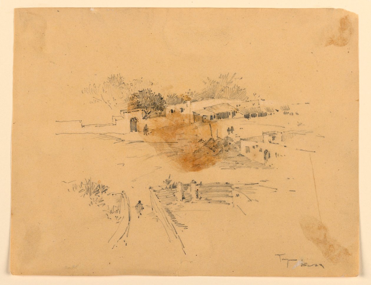 Piazza a Tangeri da Arnold William Brunner