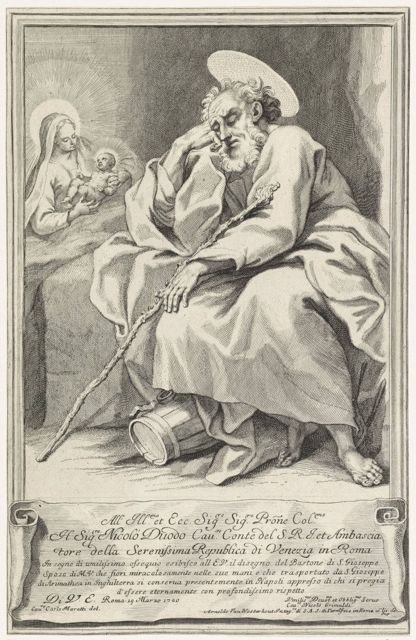 Giuseppe dormiente da Arnold van Westerhout