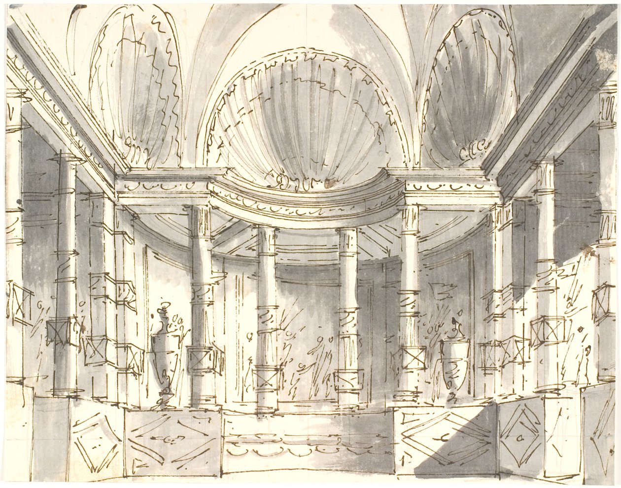 Interno con colonne da Aron Wallick