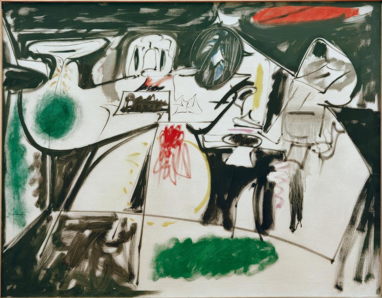 Ultimo dipinto (Il monaco nero) da Arshile Gorky