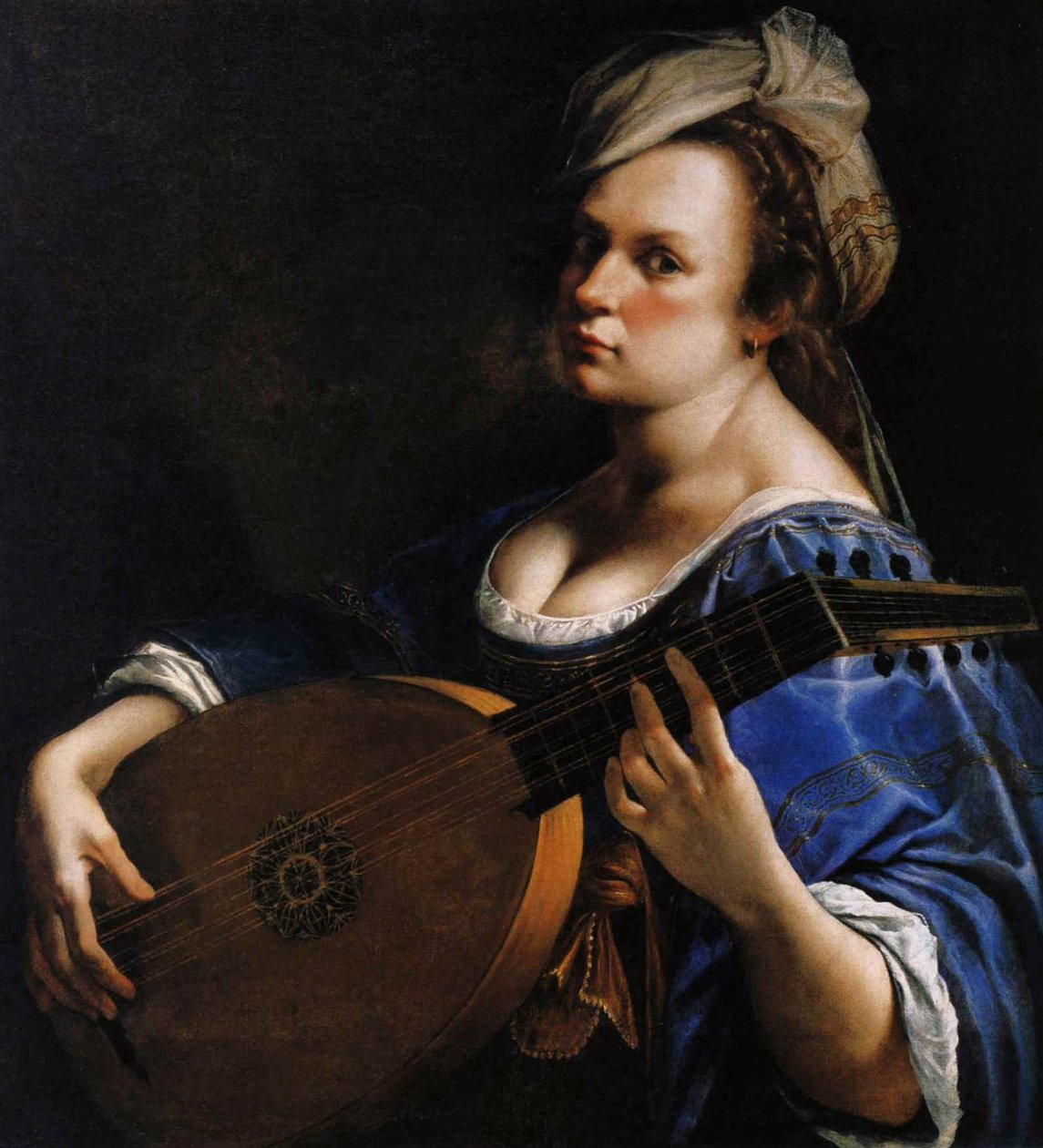 Autoritratto come suonatore di liuto, c.1615-18 da Artemisia Gentileschi