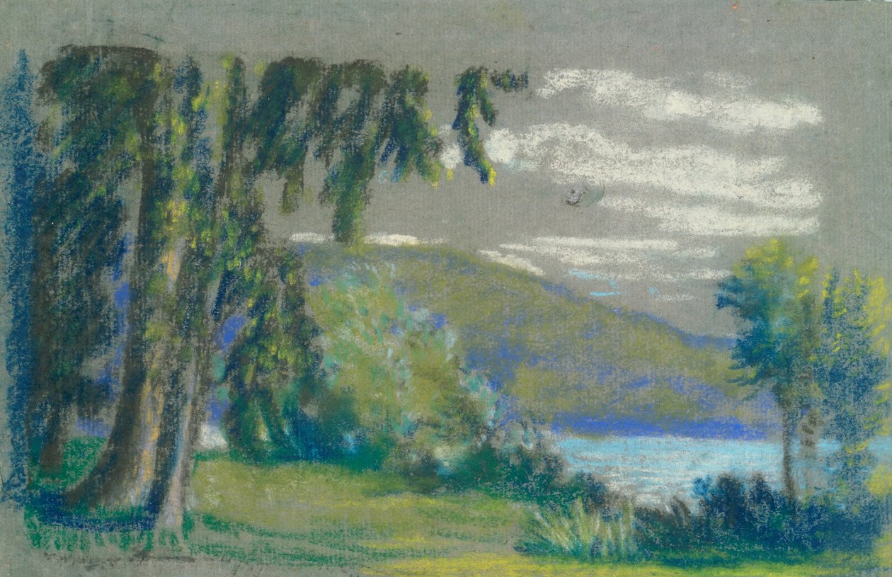 Paesaggio dal libro di A.B. Davies, edizione -3, 50 da Arthur Bowen Davies