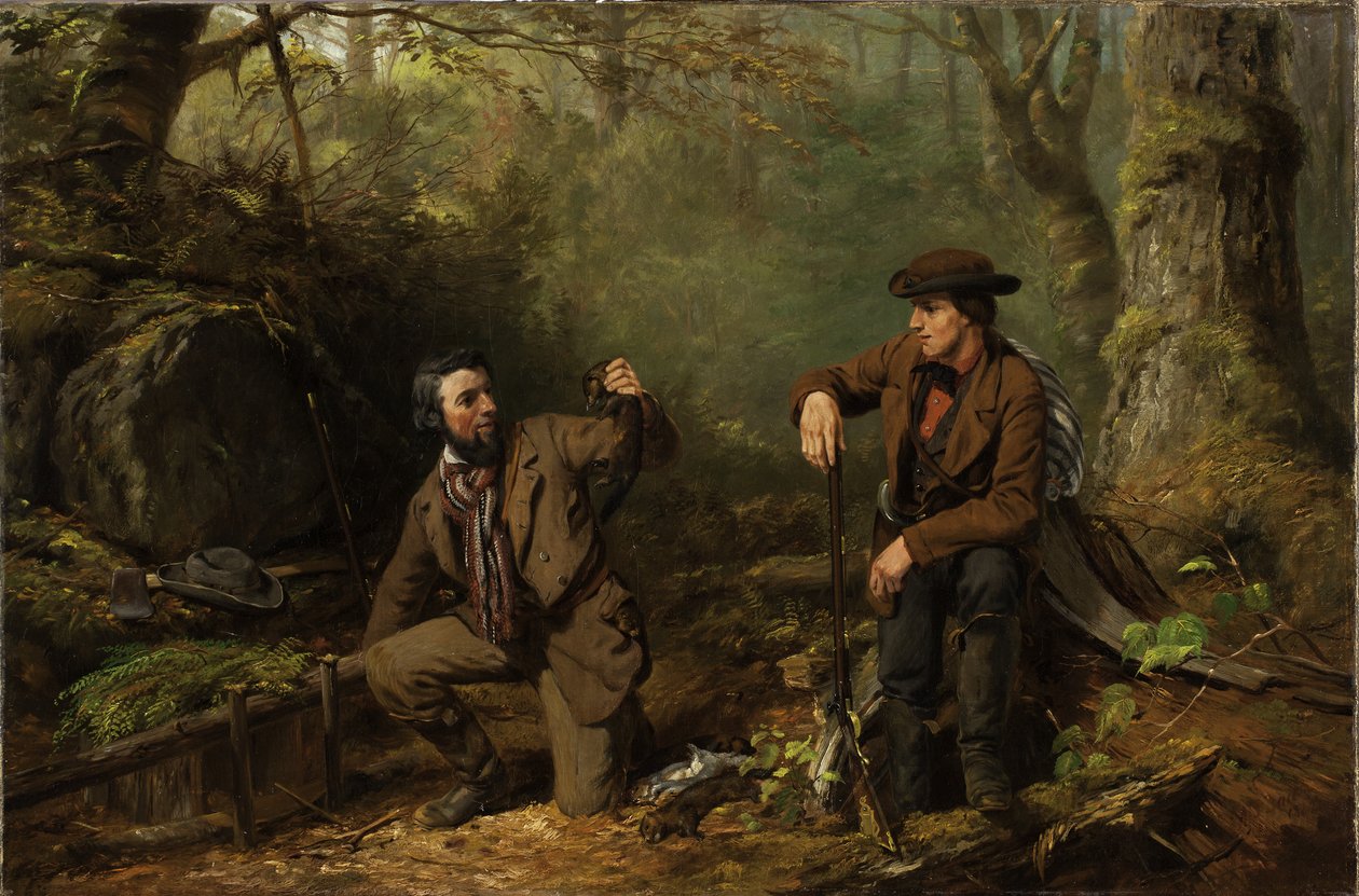 Cattura di visoni, 1862 da Arthur Fitzwilliam Tait
