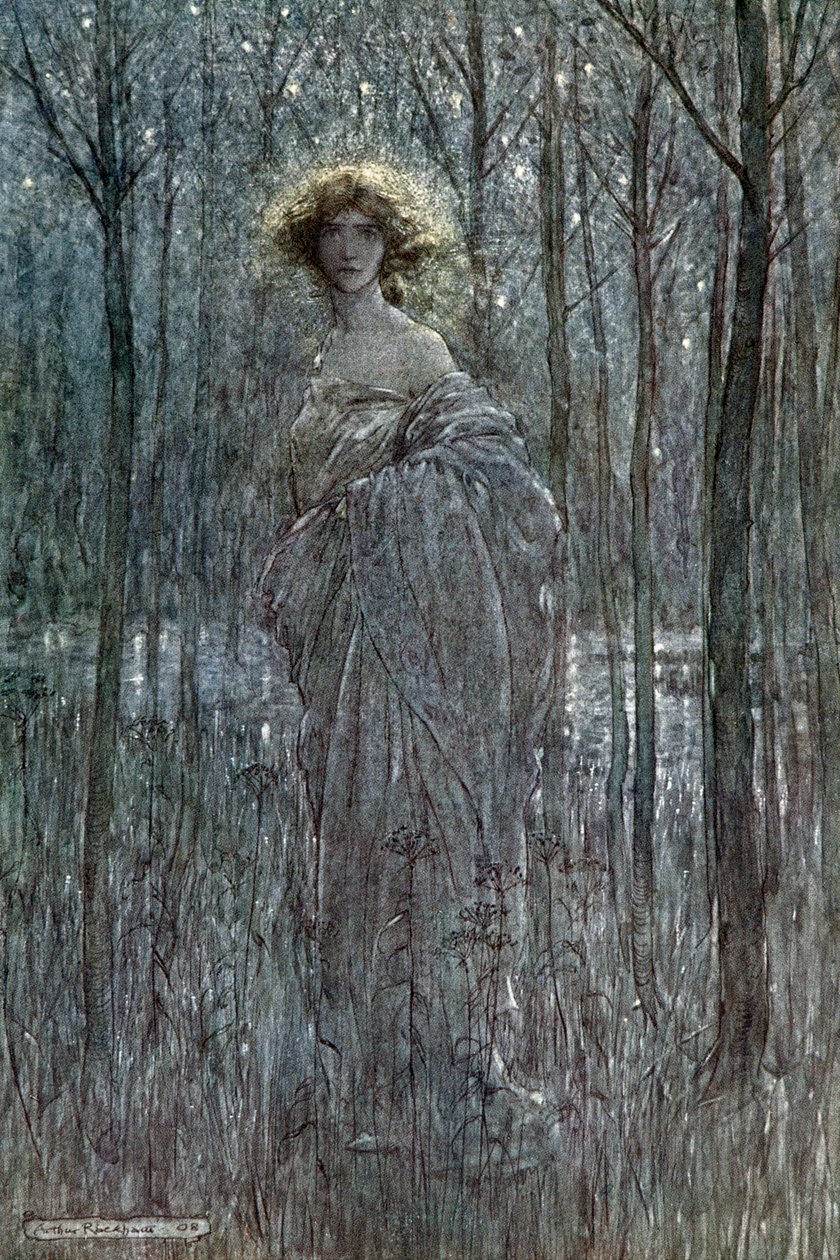 Sogno di una notte di mezza estate da Arthur Rackham