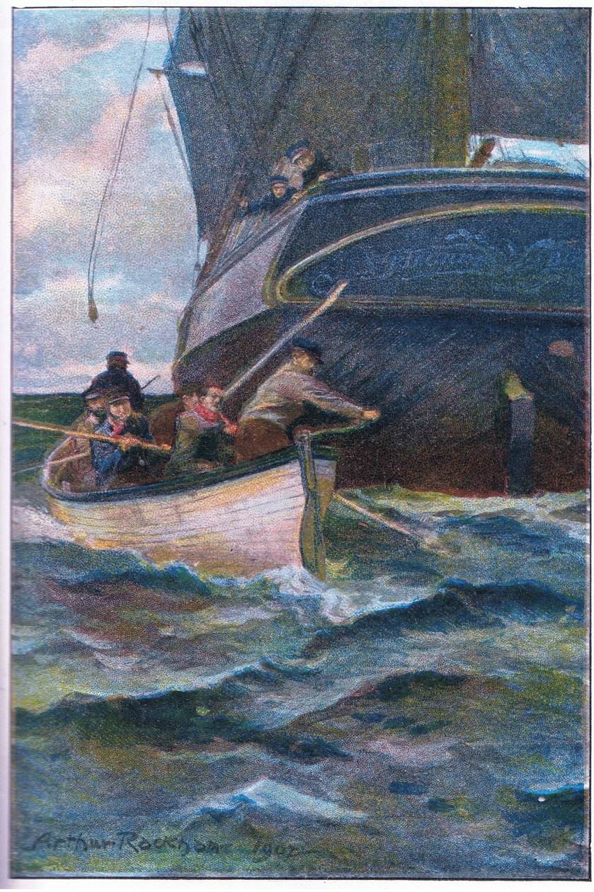 Mentre stava lasciando il lato da Arthur Rackham