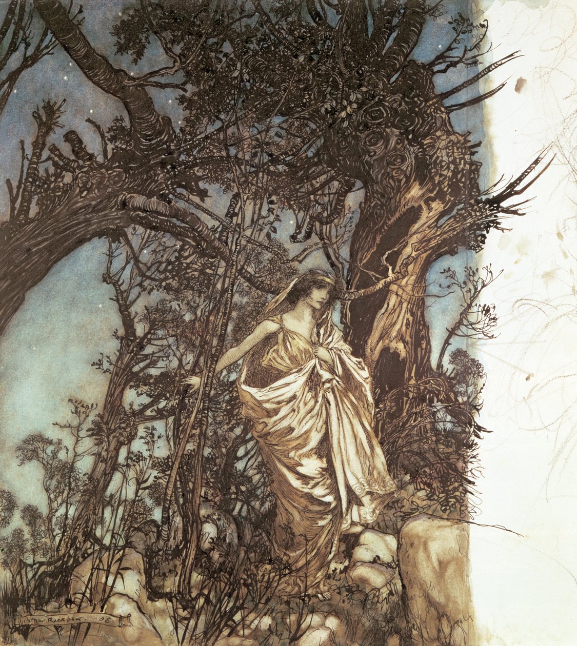 Mai così stanco, mai così afflitto, illustrazione per 