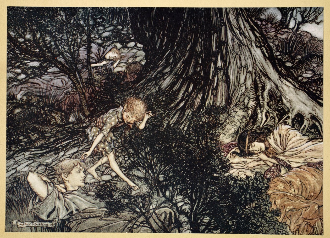 A terra Dormi profondamente: Applicherò Ai tuoi occhi, Dolce amante, rimedio, illustrazione da 