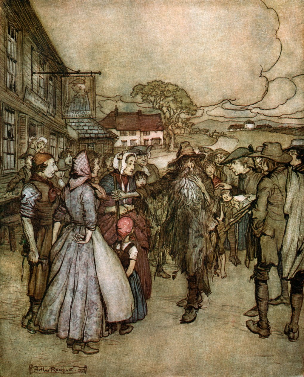 Racconto breve di Washington Irving da Arthur Rackham