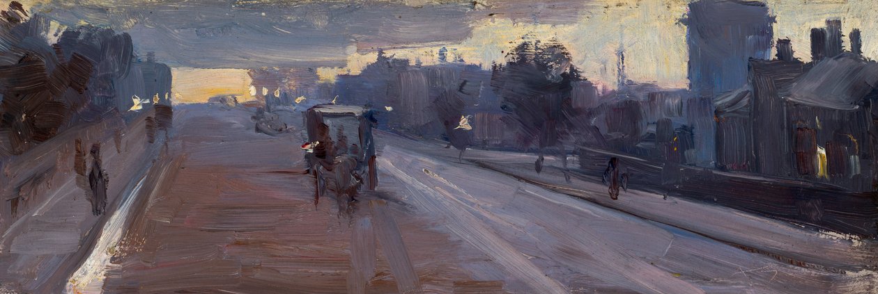 Hoddle St., 22:00 da Arthur Streeton
