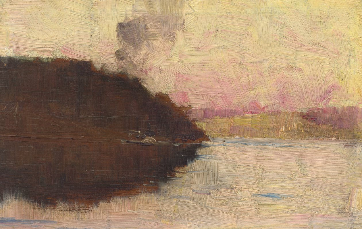 Il punto, tramonto da Arthur Streeton