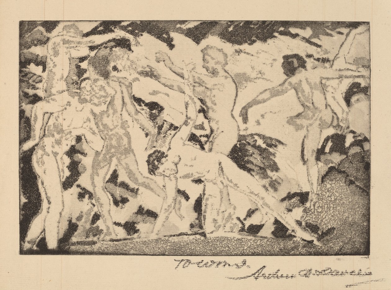 Vicino al Calibano da Arthur B. Davies