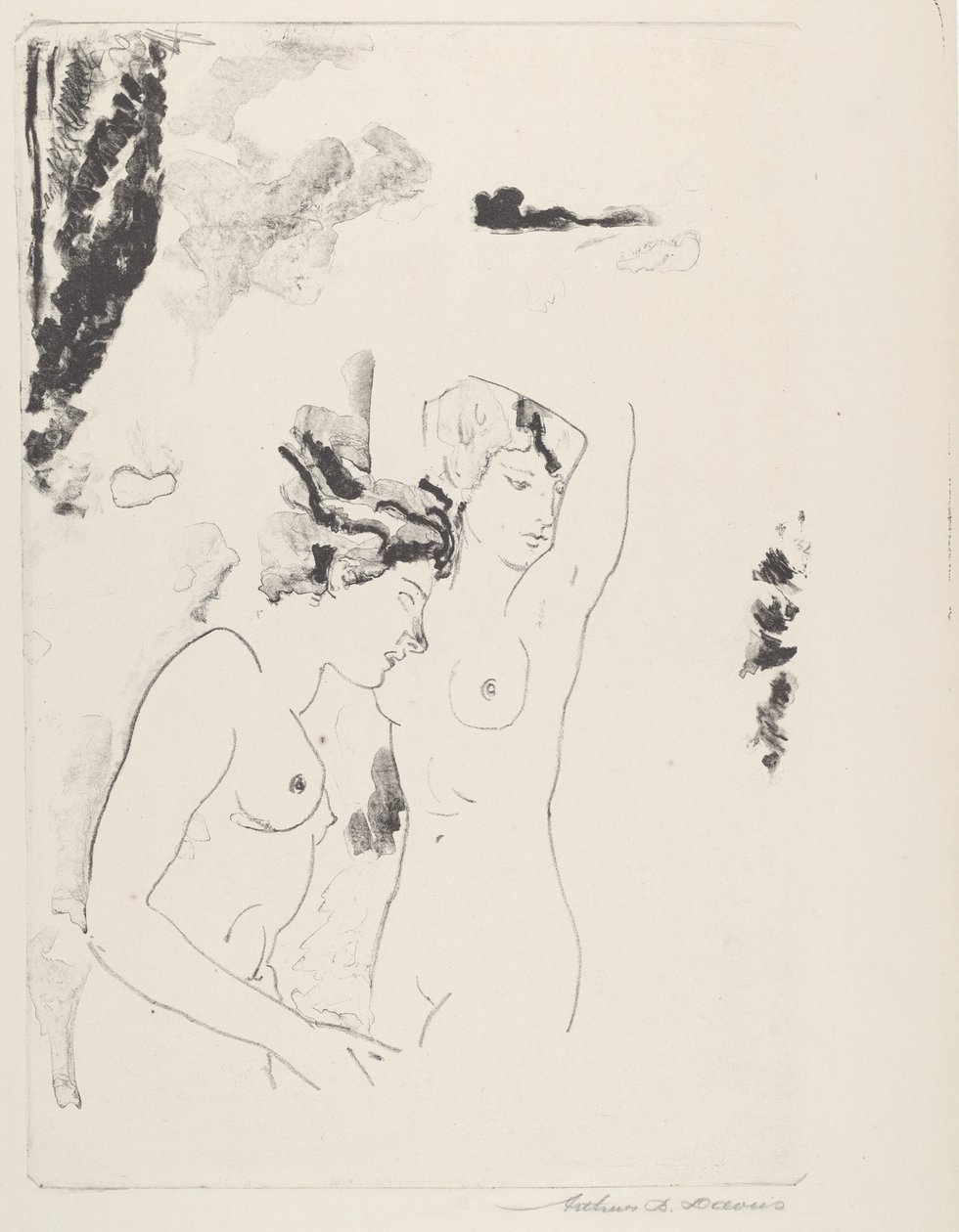 Ninfe del ruscello da Arthur B. Davies