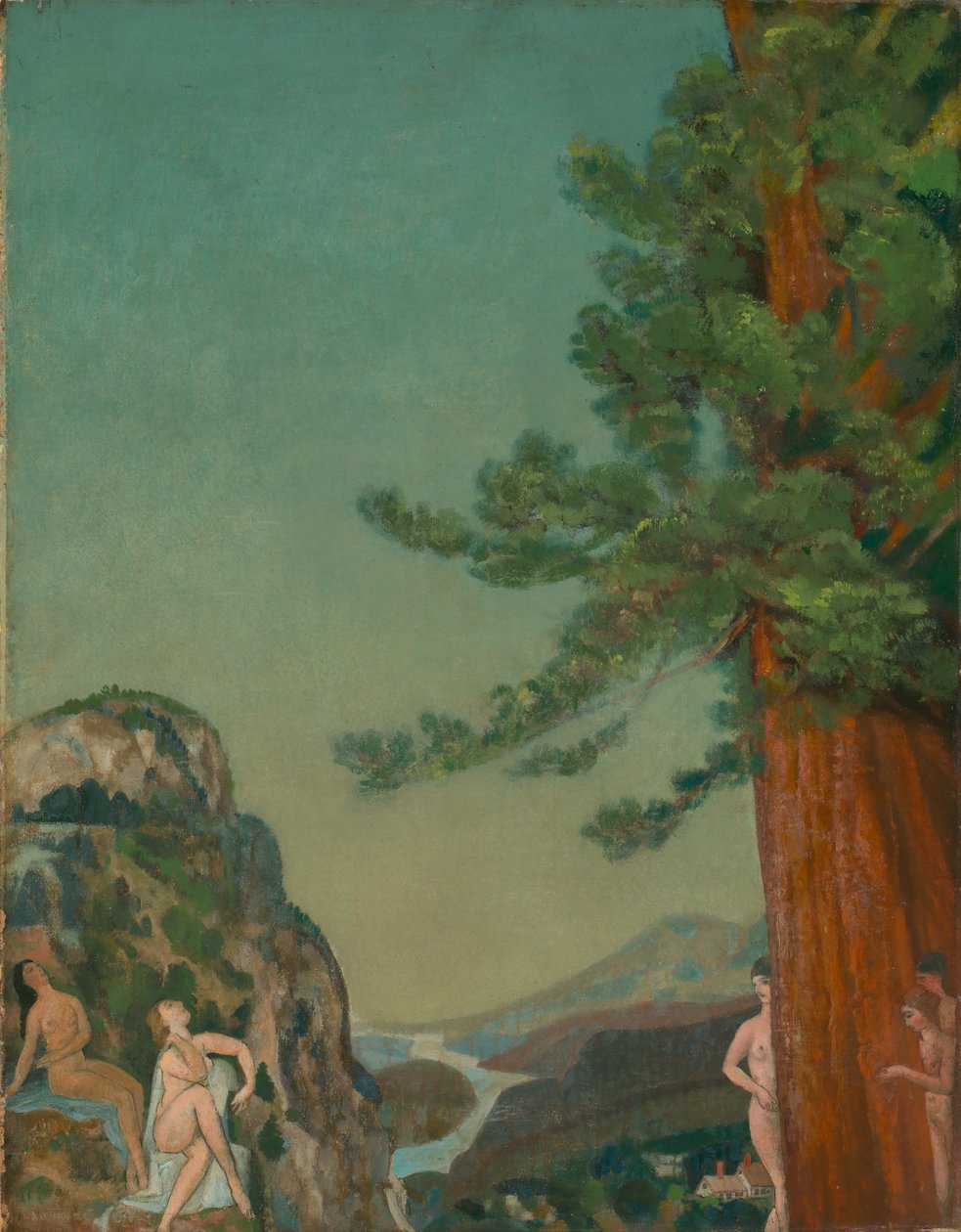 Sulle scogliere da Arthur B. Davies