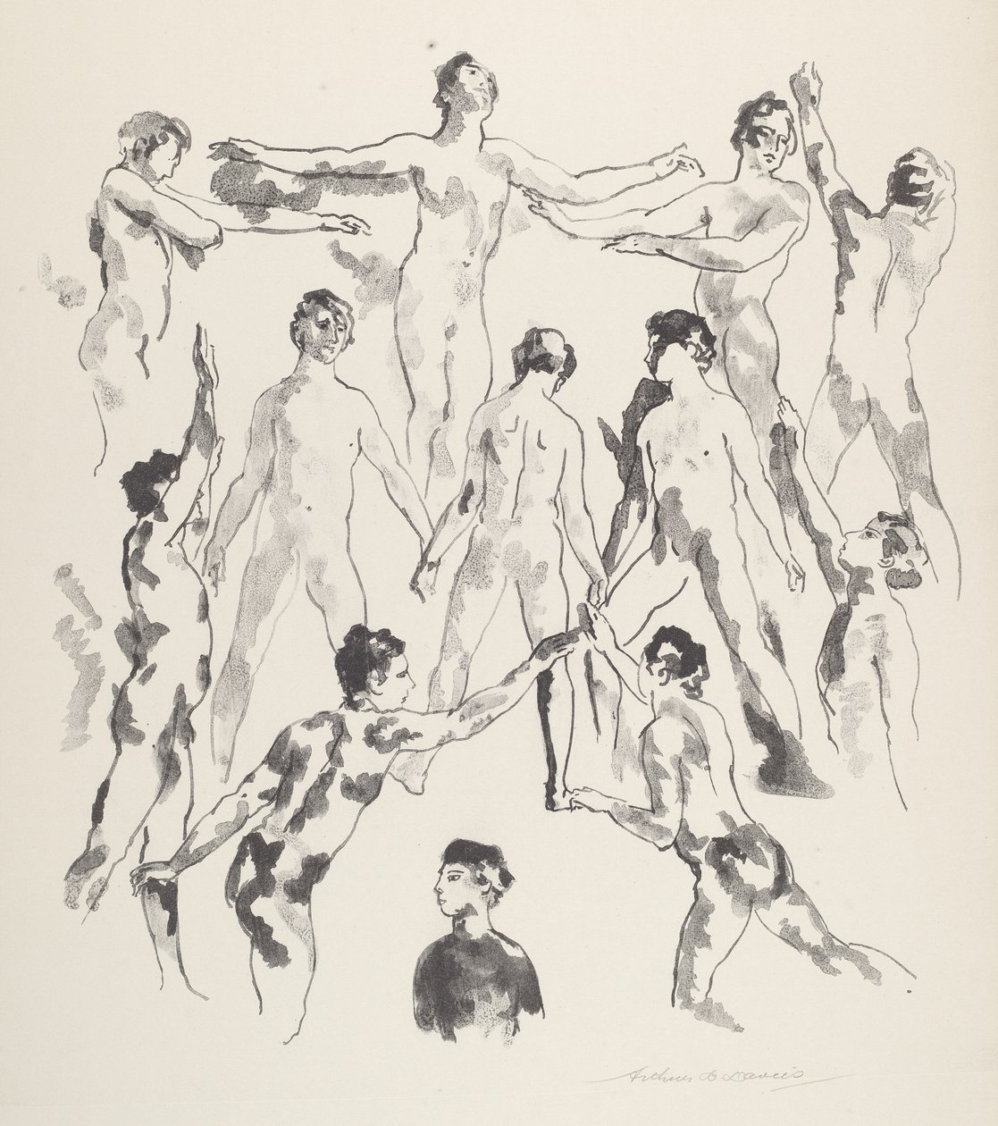 Dodici Uomini da Arthur B. Davies