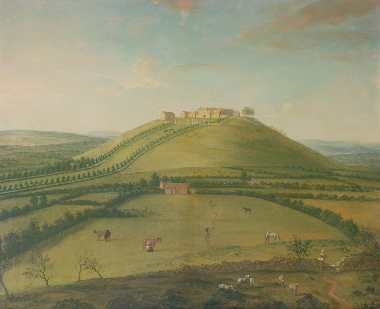 Torre di Hoghton, XVIII secolo da Arthur Devis