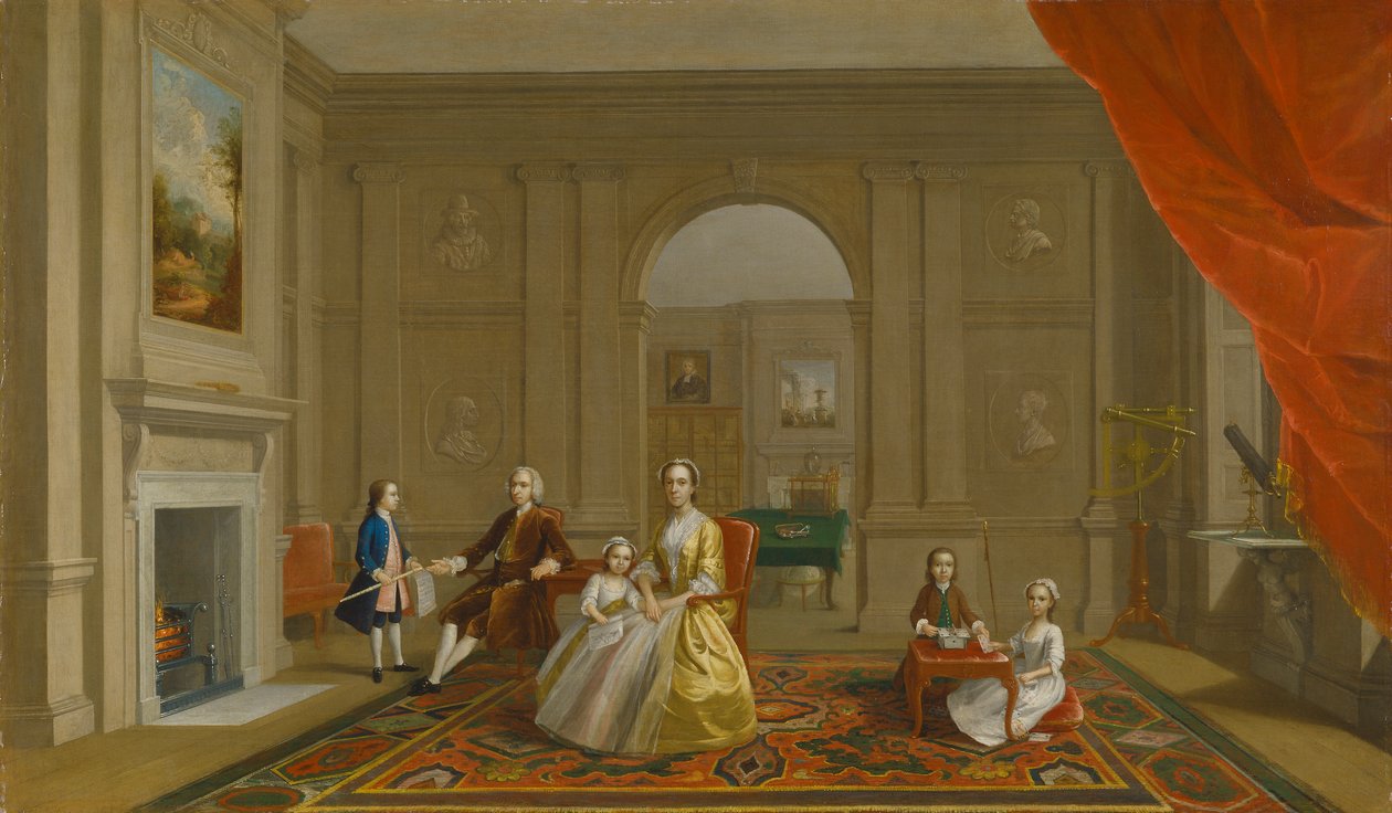 La famiglia John Bacon da Arthur Devis