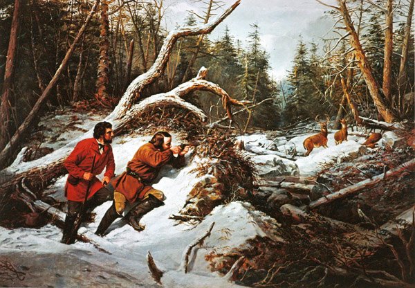 Prima neve da Arthur Fitzwilliam (after) Tait