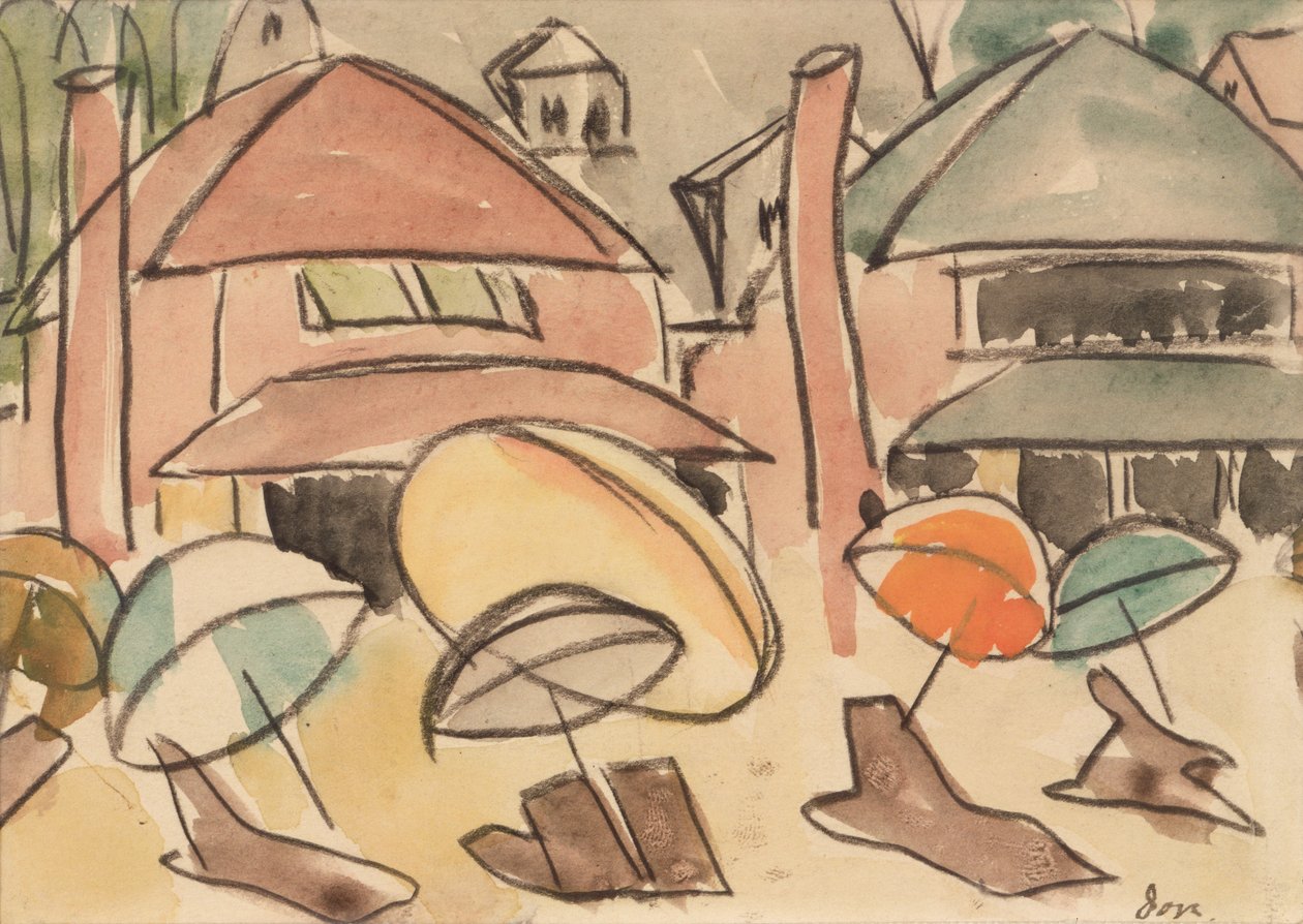 Ombrelloni da spiaggia da Arthur Garfield Dove