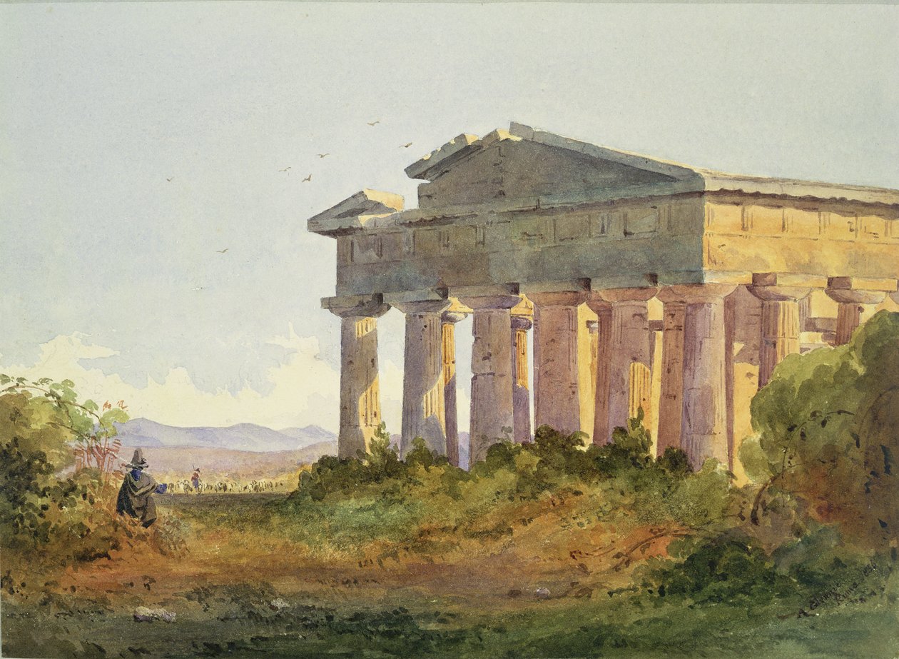 Paesaggio a Paestum da Arthur Glennie