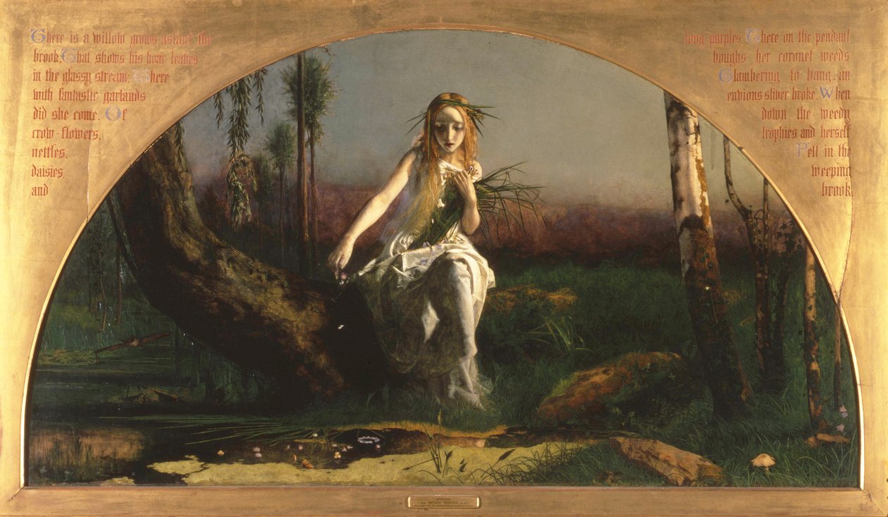 Ofelia da Arthur Hughes