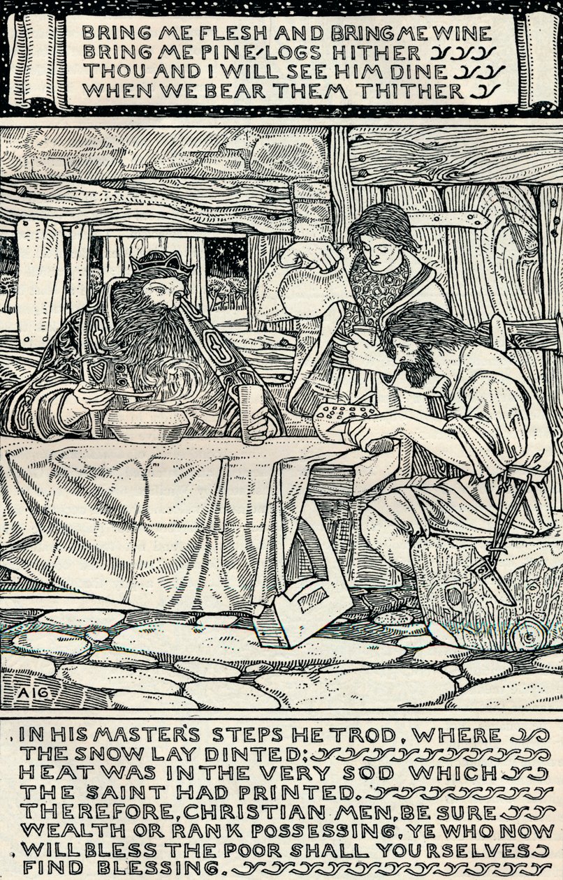 Buon Re Venceslao da Arthur Joseph Gaskin