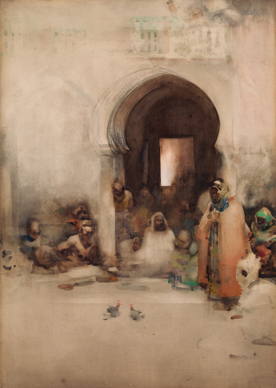 Combattimento di galli da Arthur Melville